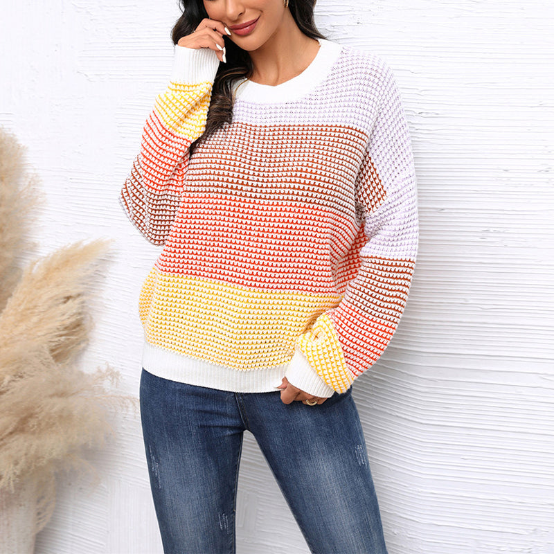 Odile Jumper | Women's Spring Colour Block Knit Jumper