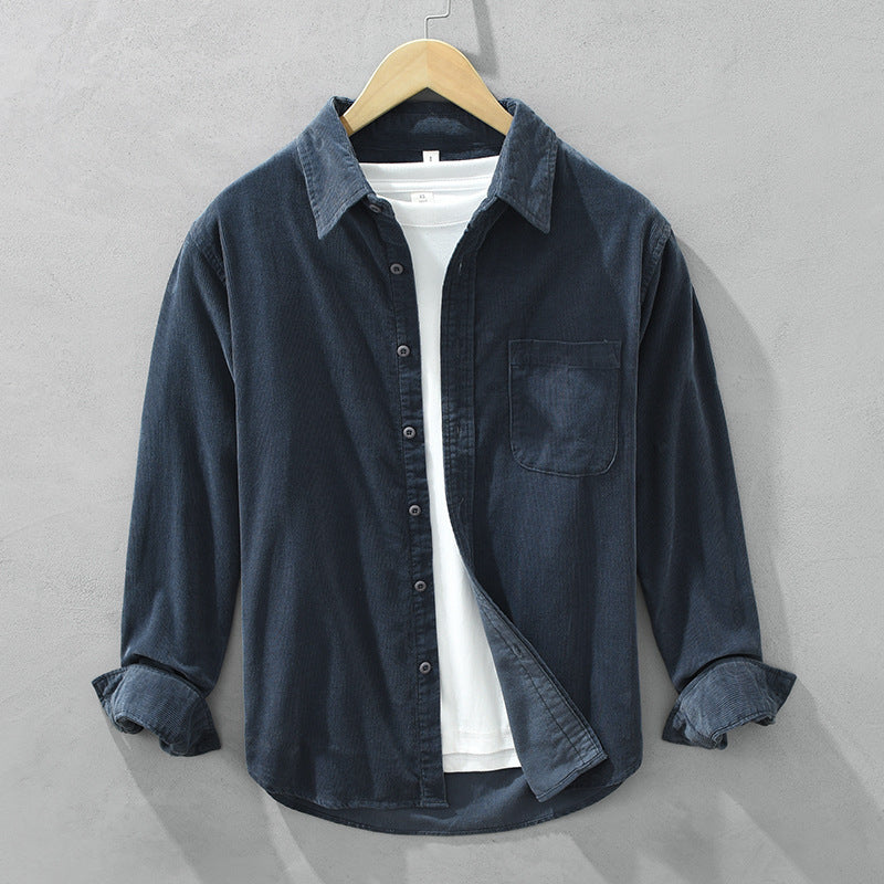 Warren Shirt | Men's Corduroy Button-Up Shirt with Chest Pocket