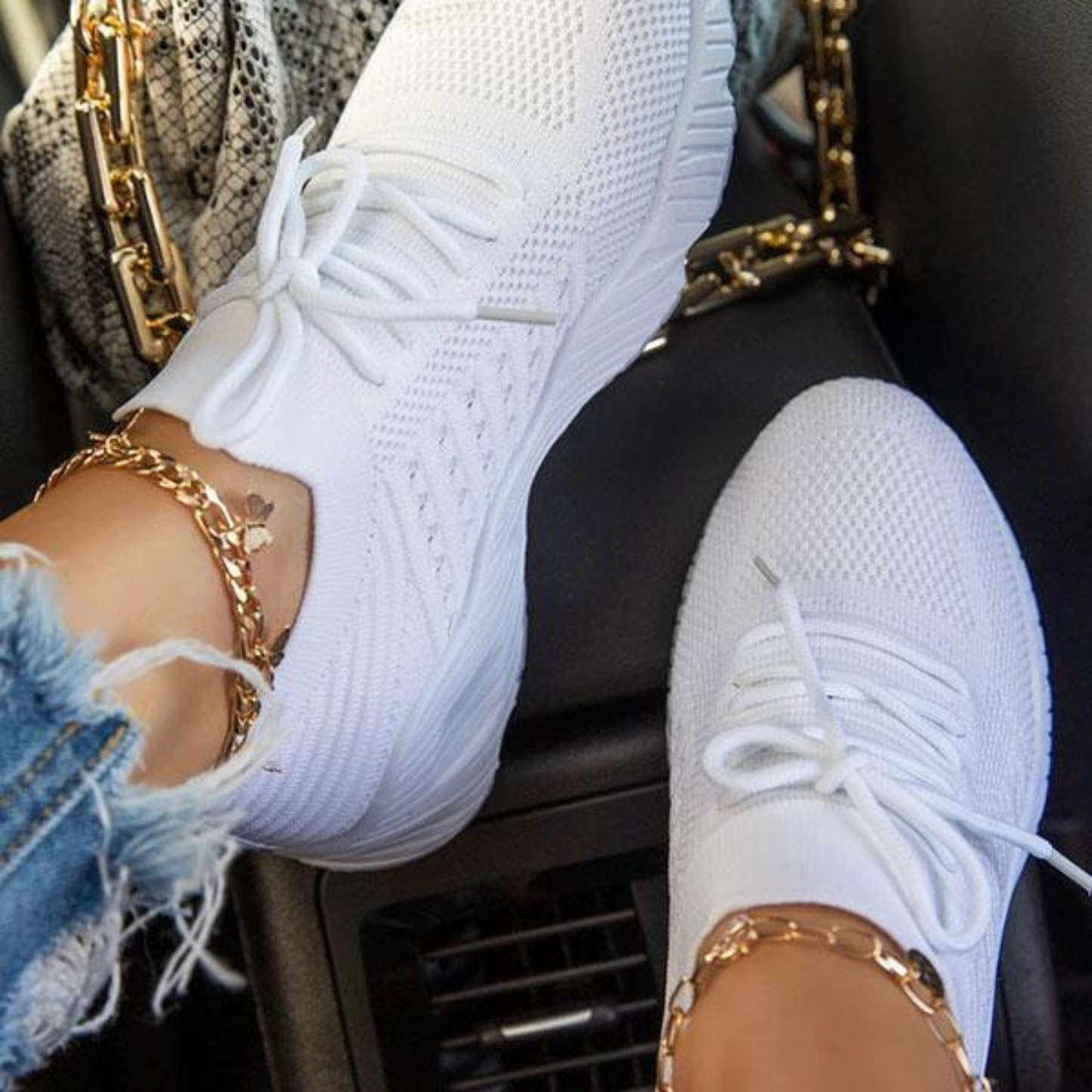 Yeliz Shoes | Women’s Lightweight  Lace-Up Shoes with Soft Sole