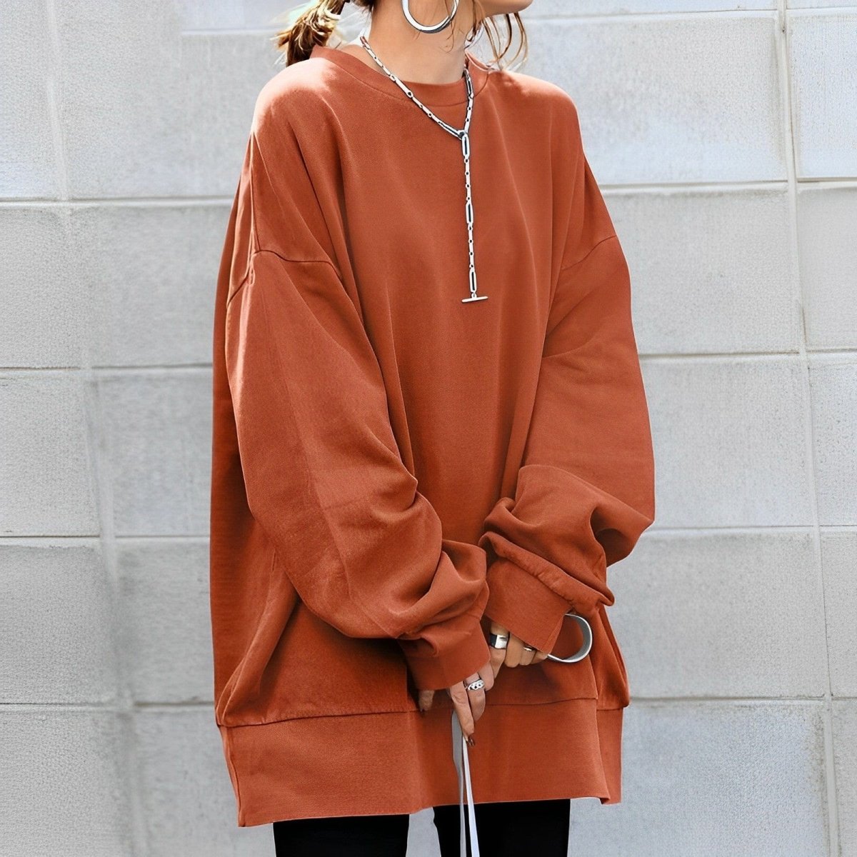 Valka Sweatshirt | Autumn Oversized Casual Sweatshirt