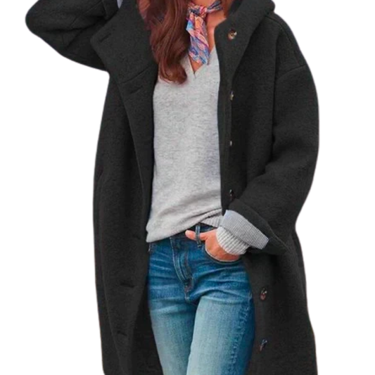 Eula Coat | Oversized Wool Long Coat