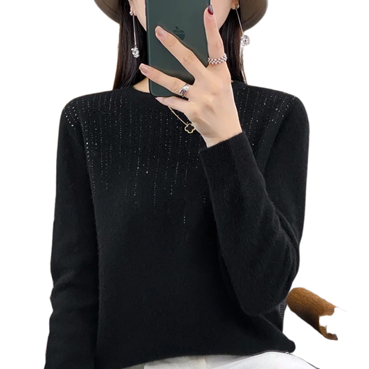 Gretha Sweater | Soft Knitted Sweater with Sparkling Details