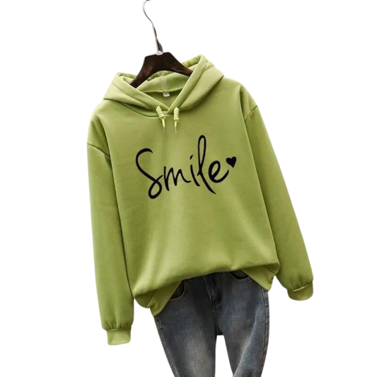 Pearl Hoodie | Comfortable "Smile" Graphic Hoodie