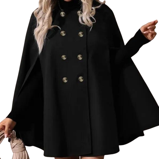Jocasta  Women's Elegant Cape Coat | Cozy & Stylish Outerwear