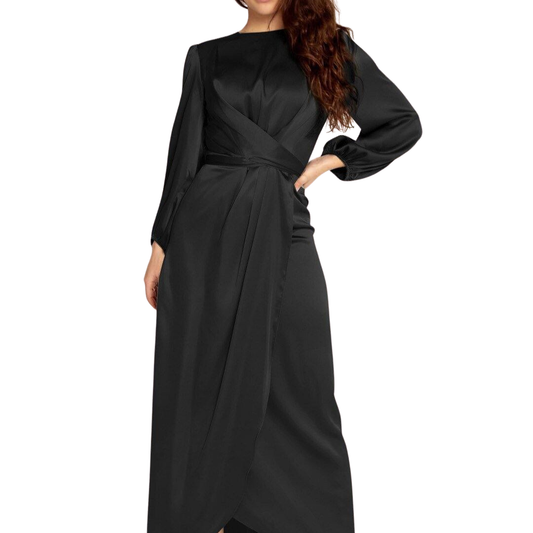 Hadley Dress |  Elegant Maxi Dress with Slit