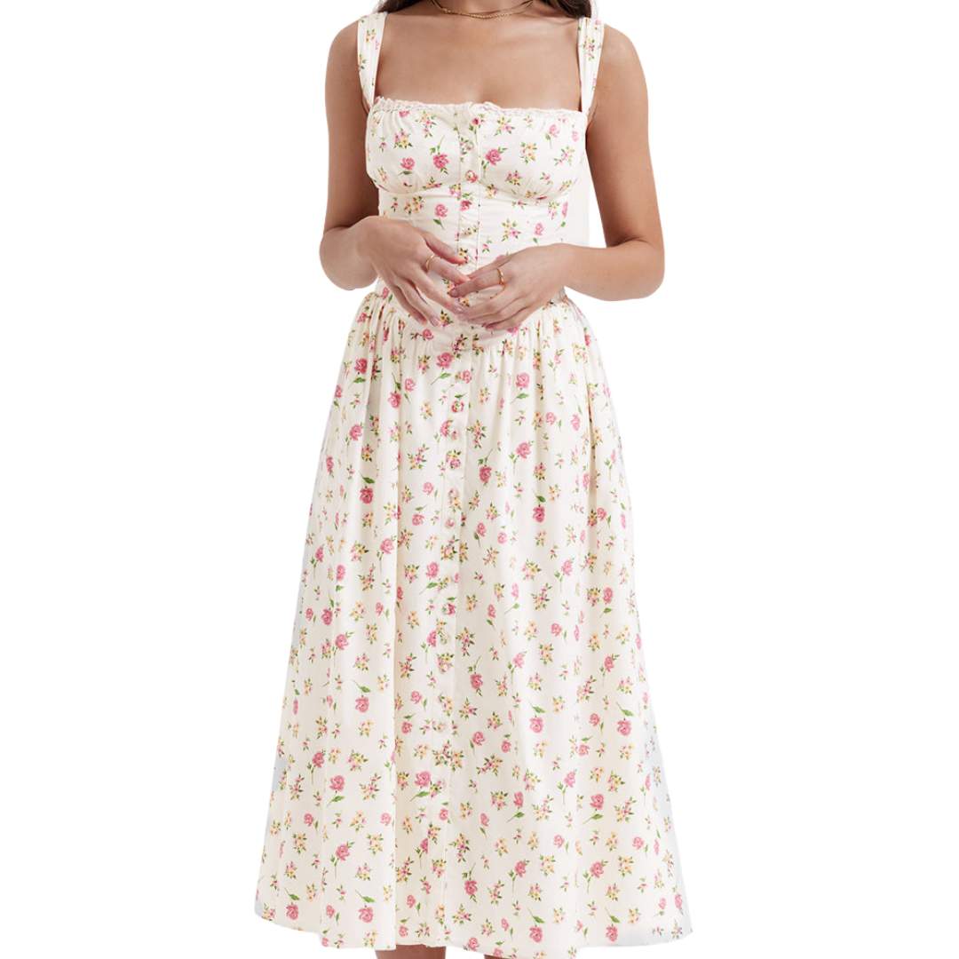 Analie Dress | Summer Floral Maxi Dress