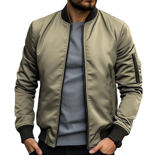Asher Jacket | Men's Classic Bomber Jacket