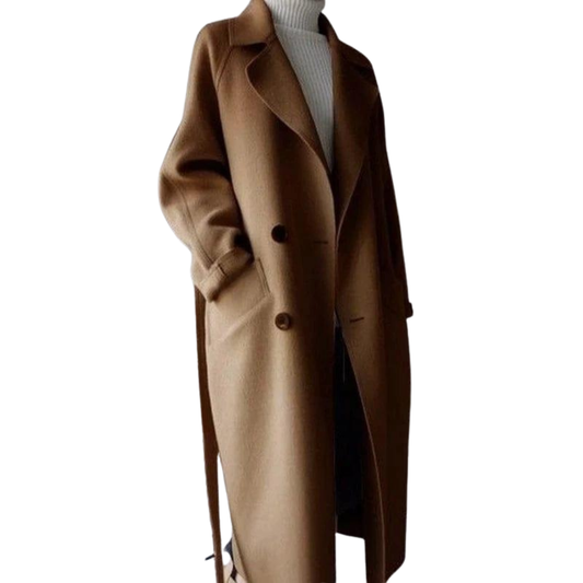 Katherine Wool Coat | Long Double-Breasted Winter Classic
