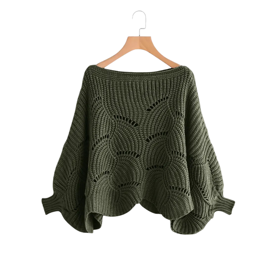 Francesca Sweater | Cozy Knit Batwing Sweater