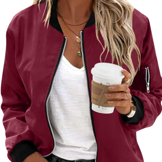 Rheanna Jacket | Women’s Autumn Classic Bomber Jacket