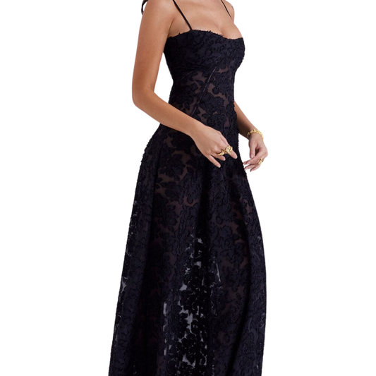 Kyndall Dress | Women's Open-Back Maxi Dress