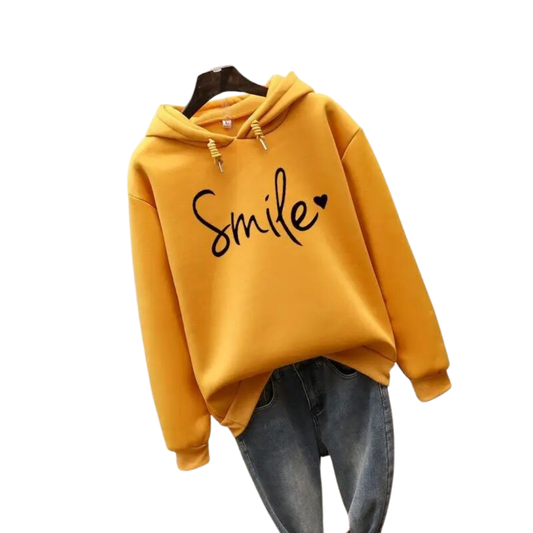 Graciela Hoodie | Comfortable "Smile" Graphic Hoodie