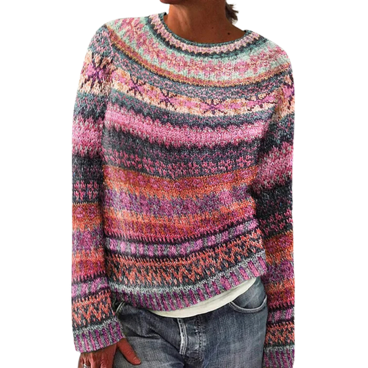 Abby Jumper | Women's Colorful Fair Isle Knit Jumper