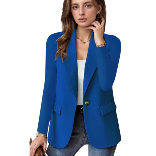 Mavira Blazer | Women's Slim-Fit Long Sleeve Jacket with Classic Lapel