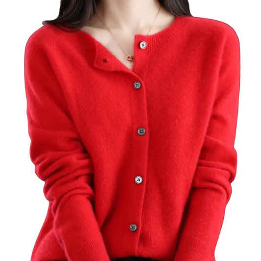 Gudelia Cardigan | Pure Merino Wool Soft Knit Sweater