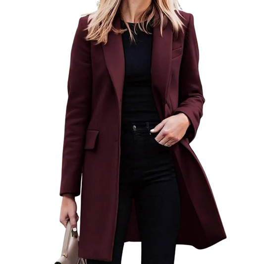 Regine Coat | Women’s Autumn Business Casual Wool Blazer