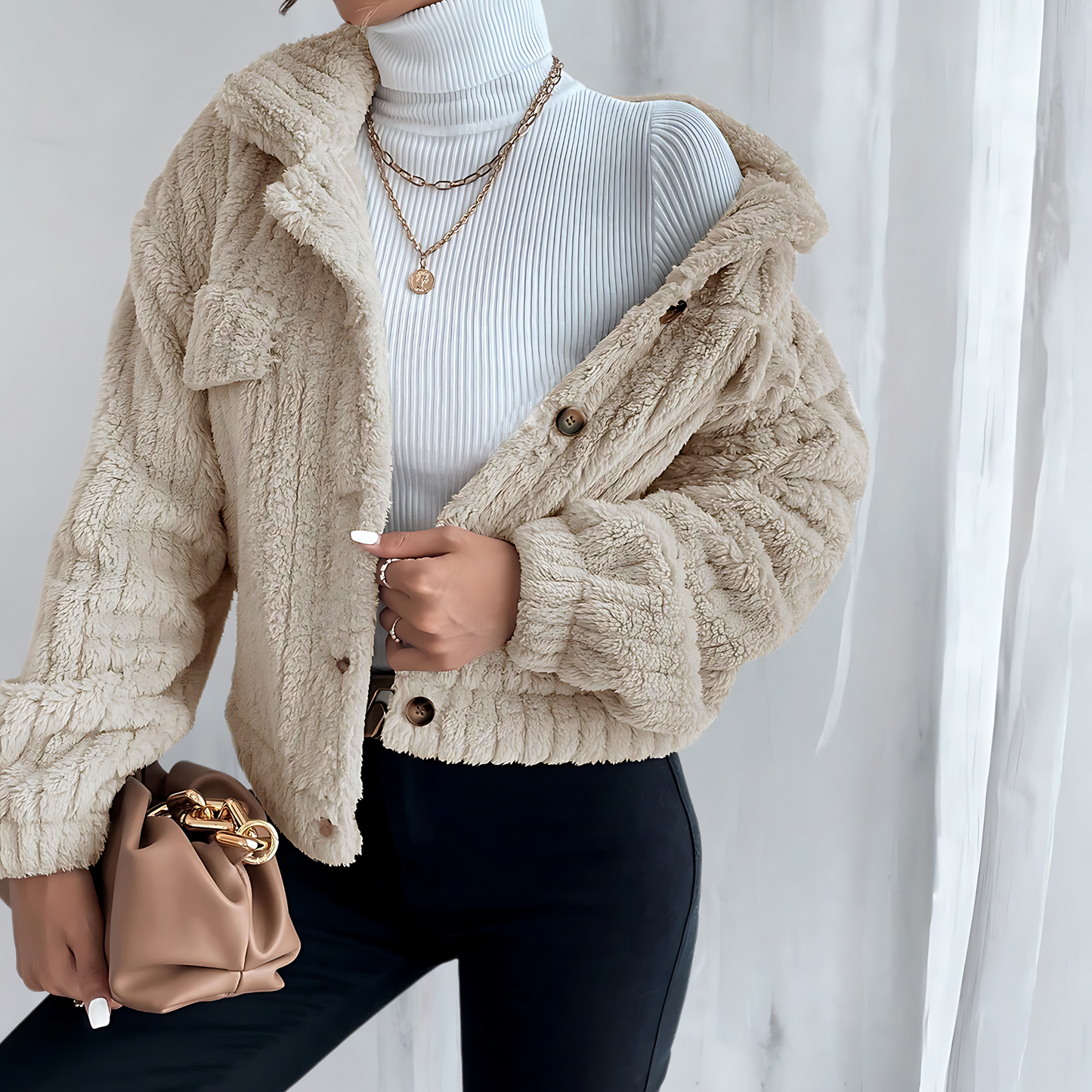 Tammy Jacket | Winter Soft Faux Fur Jacket