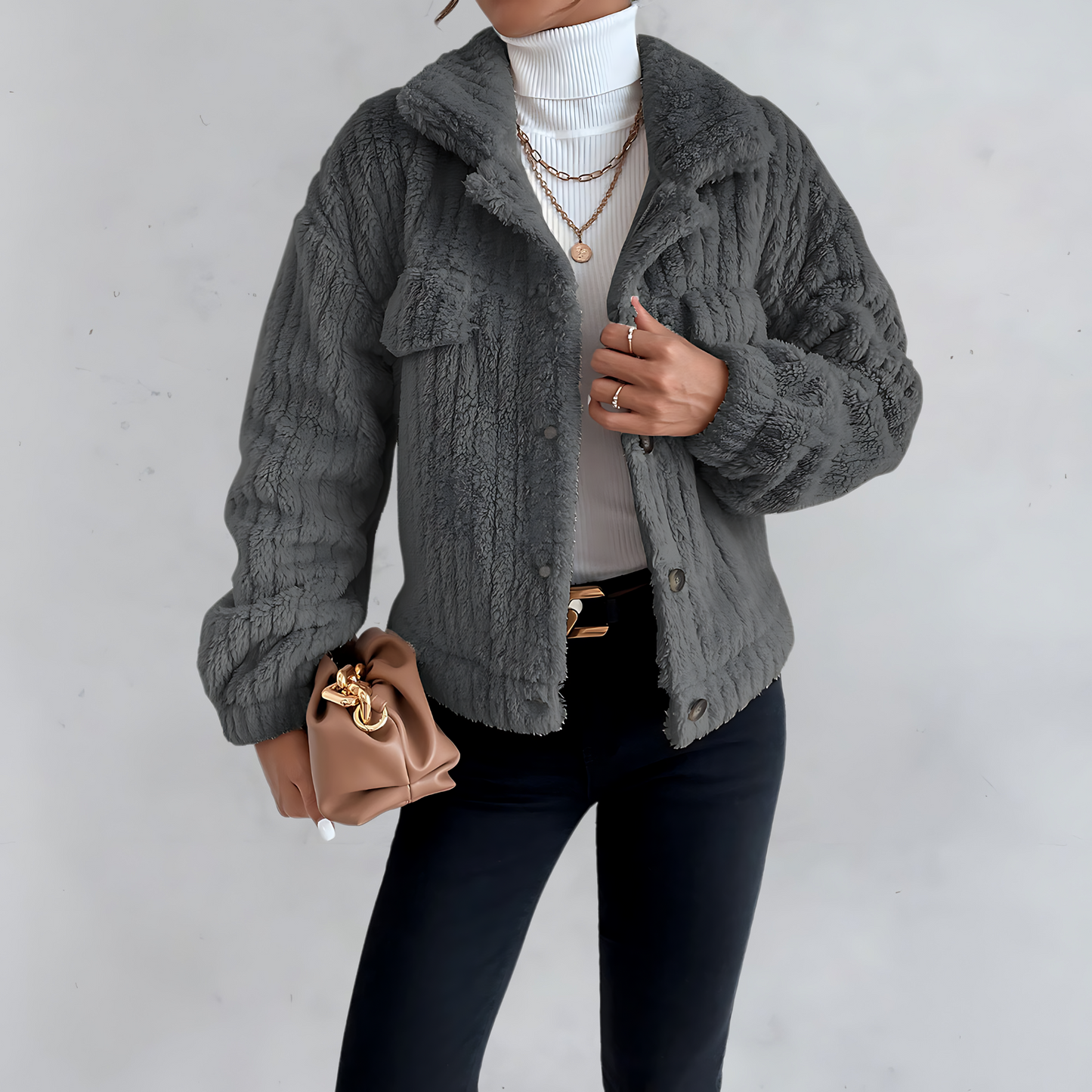Tammy Jacket | Winter Soft Faux Fur Jacket