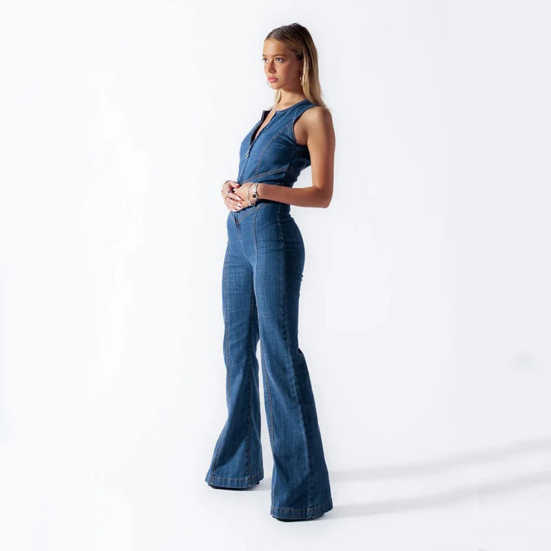 Waverly Jumpsuit | Stylish Denim Jumpsuit