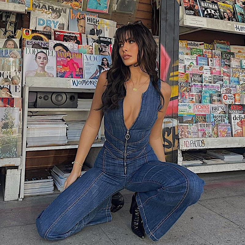 Waverly Jumpsuit | Stylish Denim Jumpsuit