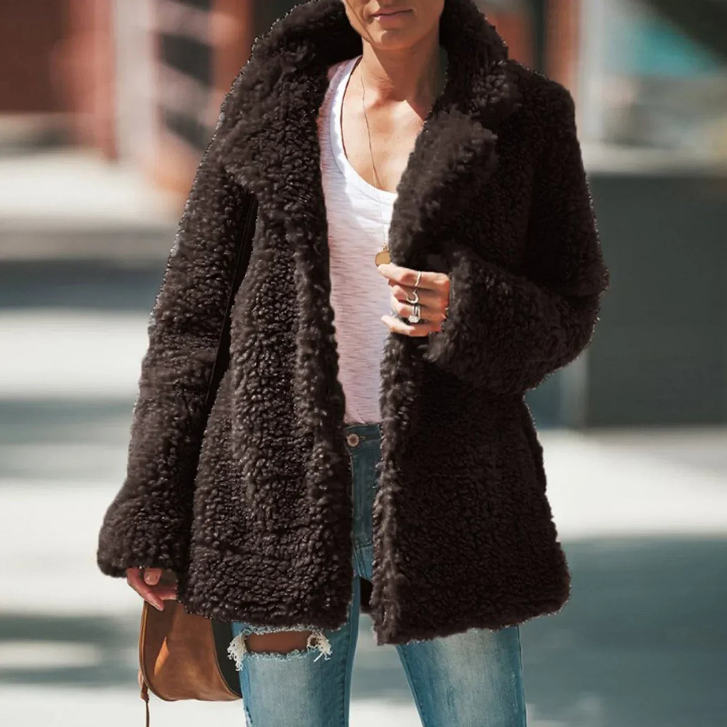 Tandi Jacket | Winter Fluffy Warm Teddy Coat