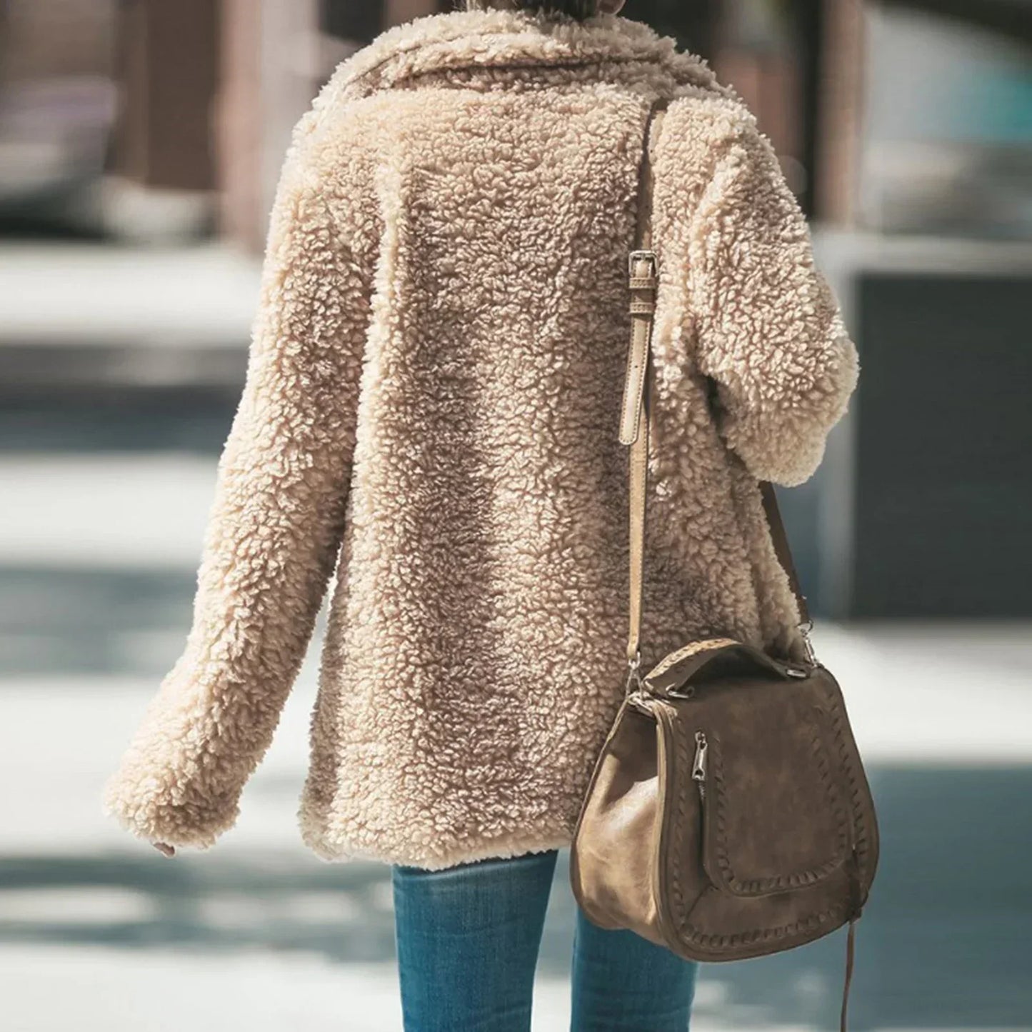 Tandi Jacket | Winter Fluffy Warm Teddy Coat