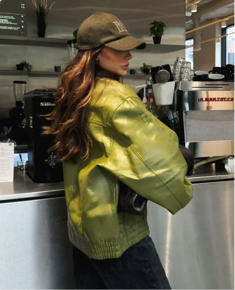 Sameera Jacket | Autumn Faux Leather Jacket