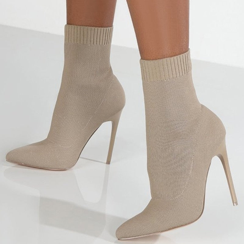 Onora Boots | Women's Cute High-Heeled Ankle Boots
