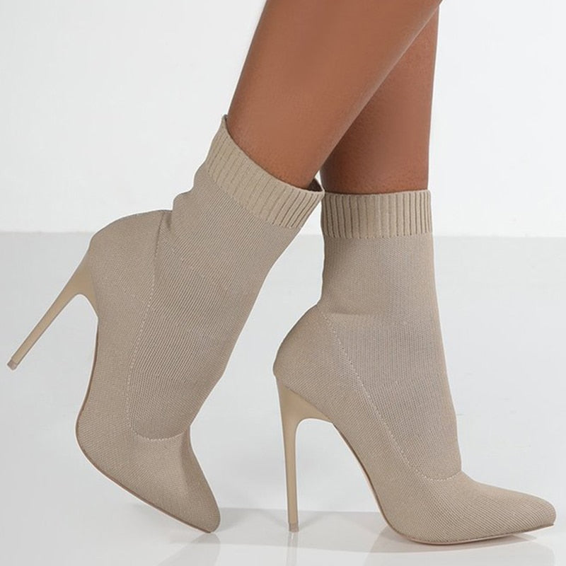Onora Boots | Women's Cute High-Heeled Ankle Boots