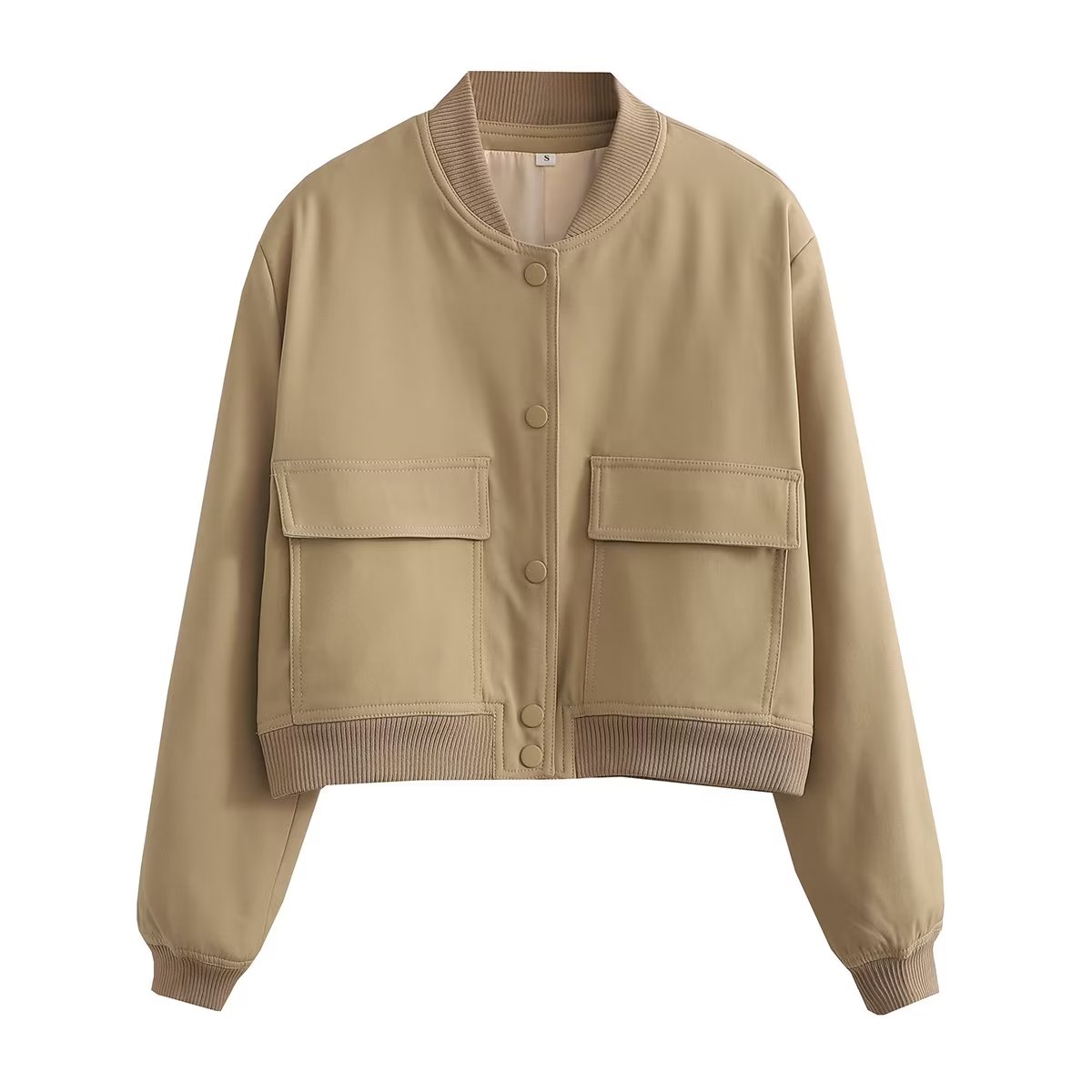 Sandy Jacket | Autumn Cropped Varsity Style Jacket