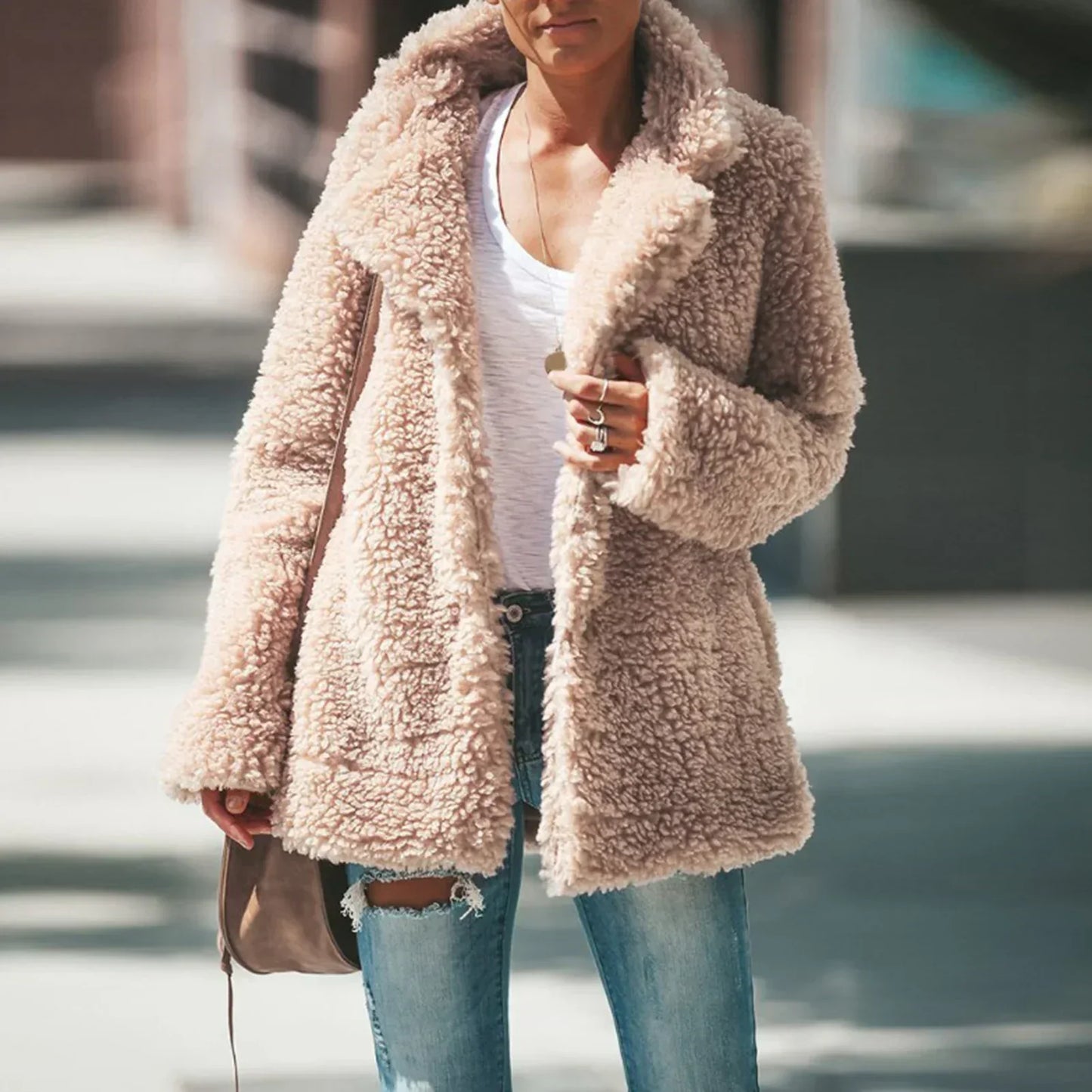 Tandi Jacket | Winter Fluffy Warm Teddy Coat
