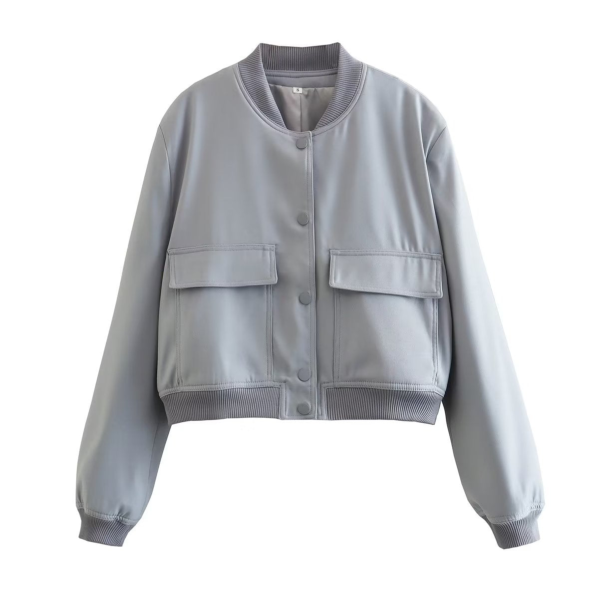 Sandy Jacket | Autumn Cropped Varsity Style Jacket