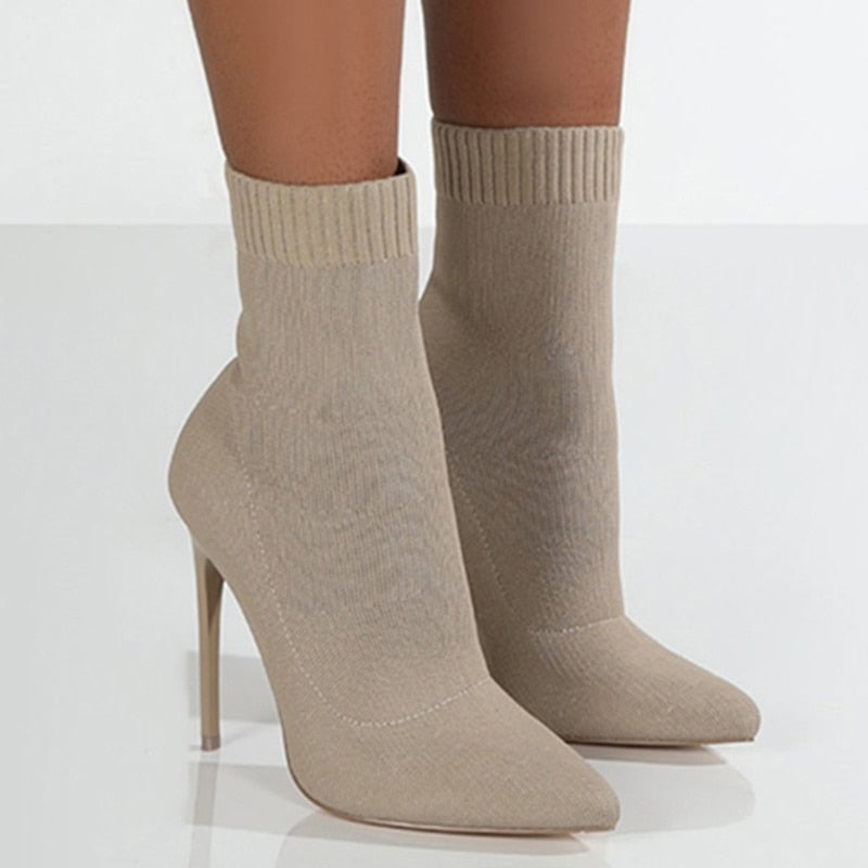 Onora Boots | Women's Cute High-Heeled Ankle Boots