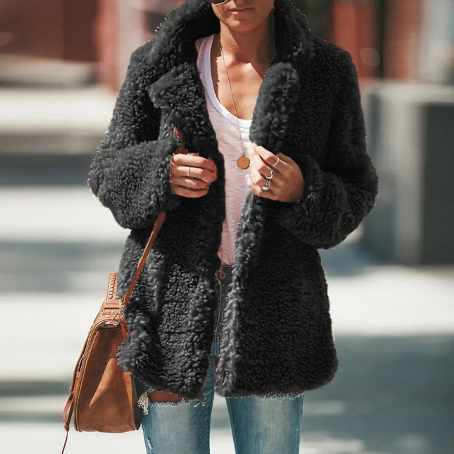 Tandi Jacket | Winter Fluffy Warm Teddy Coat