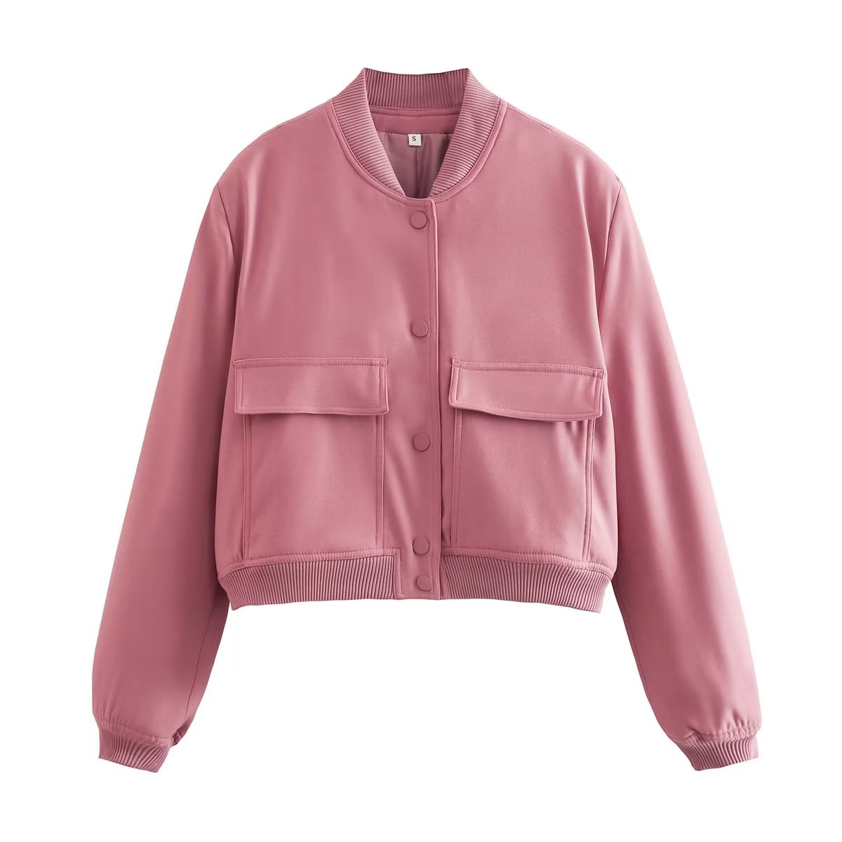 Sandy Jacket | Autumn Cropped Varsity Style Jacket