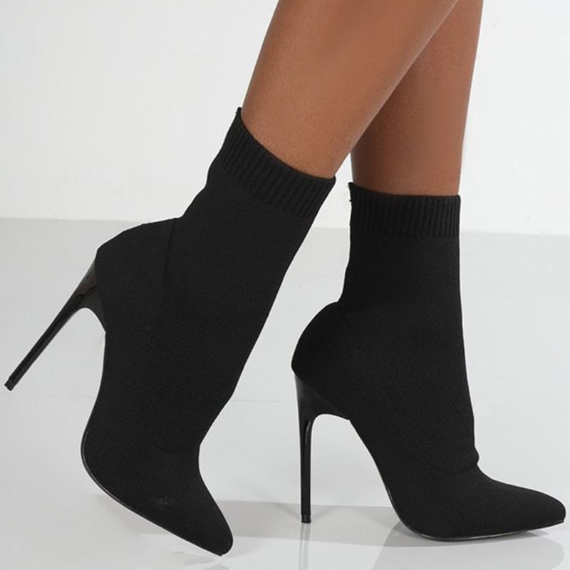 Onora Boots | Women's Cute High-Heeled Ankle Boots