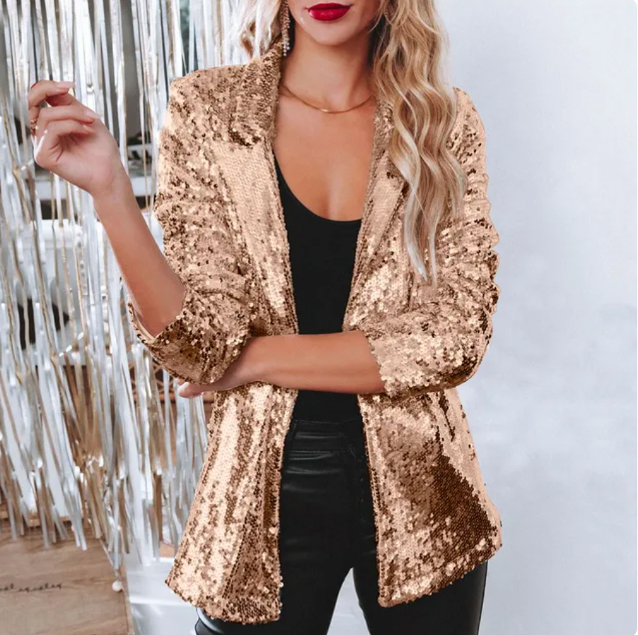 Sharifa Blazer | Autumn Sequin Party Blazer