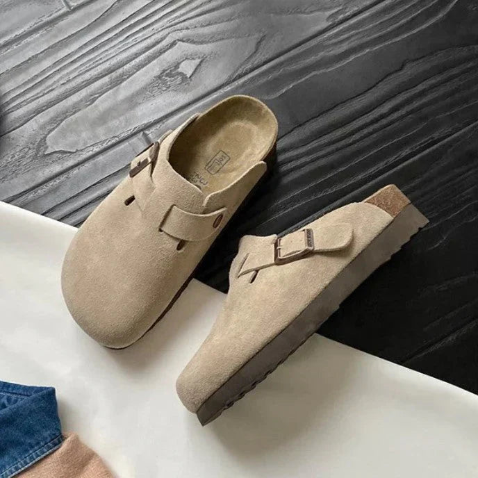 Velton Suede Loafers | Classic Buckle Slip-Ons for Men & Women