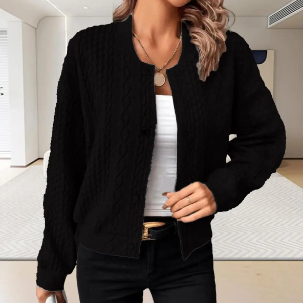 Wilda Cardigan | Women’s Winter Knitted Button-Up Cardigan
