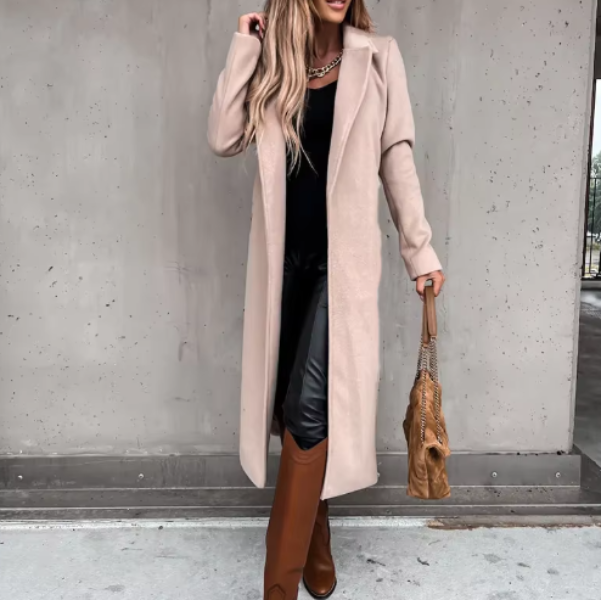 Tessa Coat | Autumn Belted Longline Coat