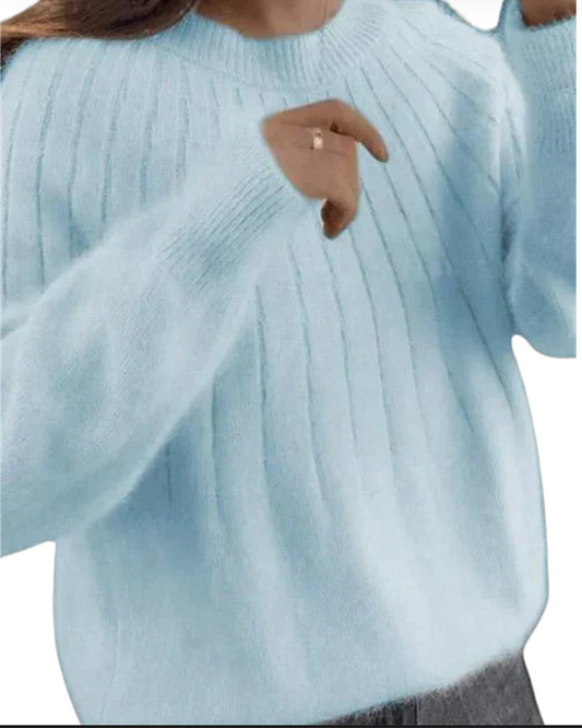 Giselle Sweater | Fluffy Cashmere Knit Sweater