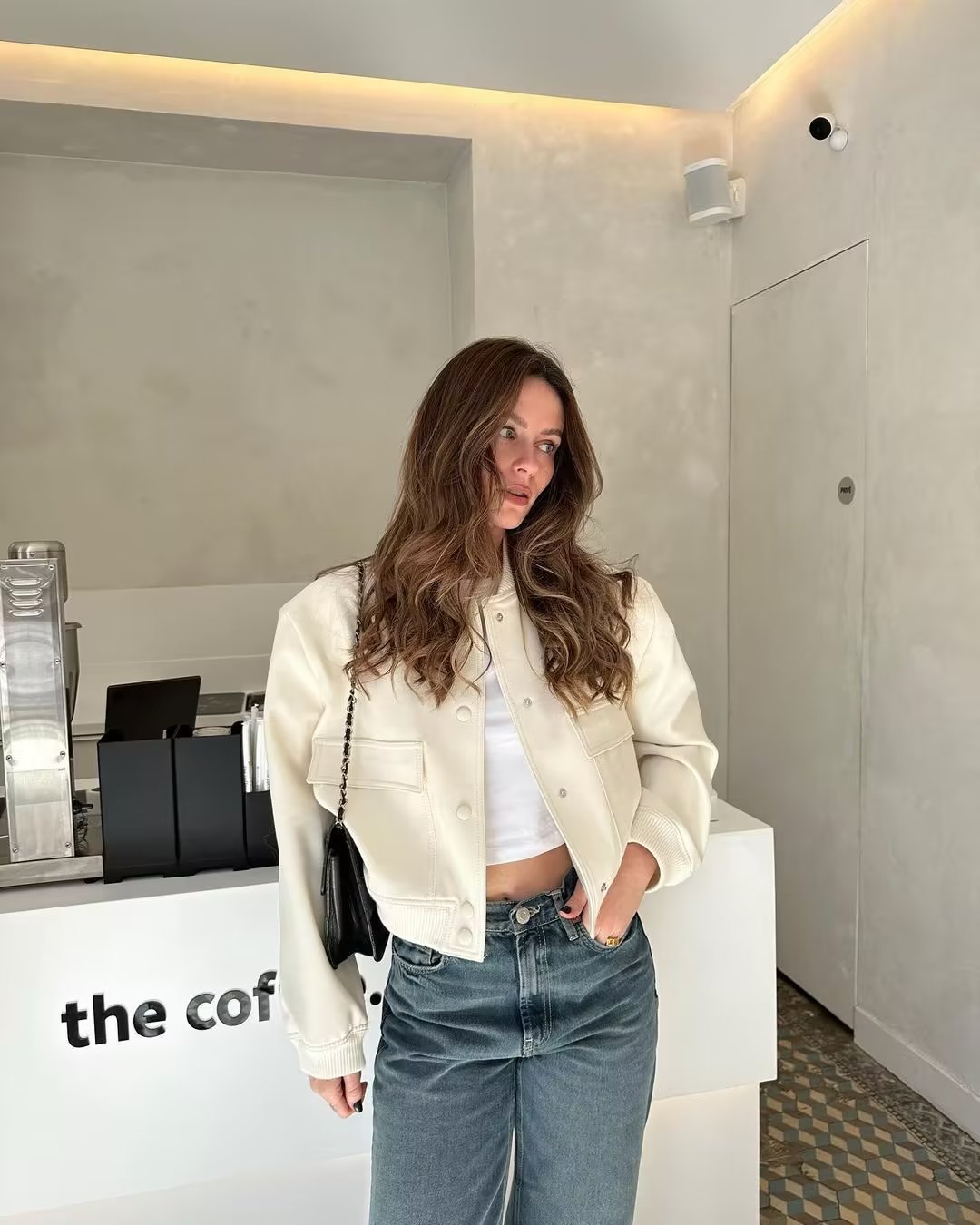 Sandy Jacket | Autumn Cropped Varsity Style Jacket