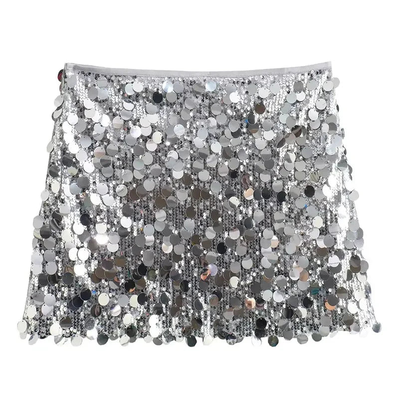 Lanie Skirt | Women's Short Glitter Skirt