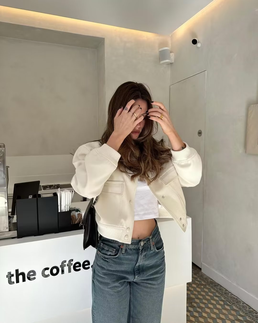 Sandy Jacket | Autumn Cropped Varsity Style Jacket