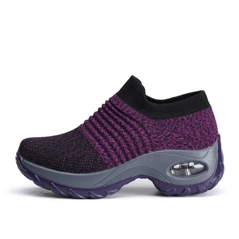 Viridiana Sneakers | Breathable Slip-On Walking Sneakers with Arch Support