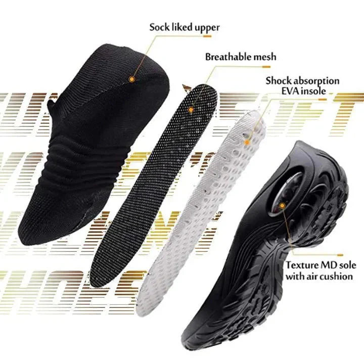 Viridiana Sneakers | Breathable Slip-On Walking Sneakers with Arch Support