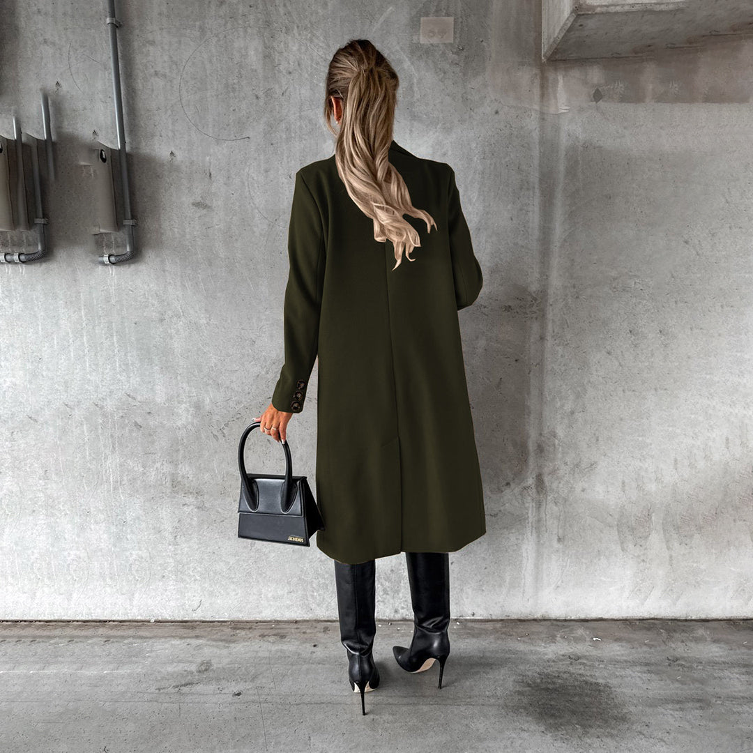 Honorah Coat | Women’s Winter Double-Breasted Long Coat