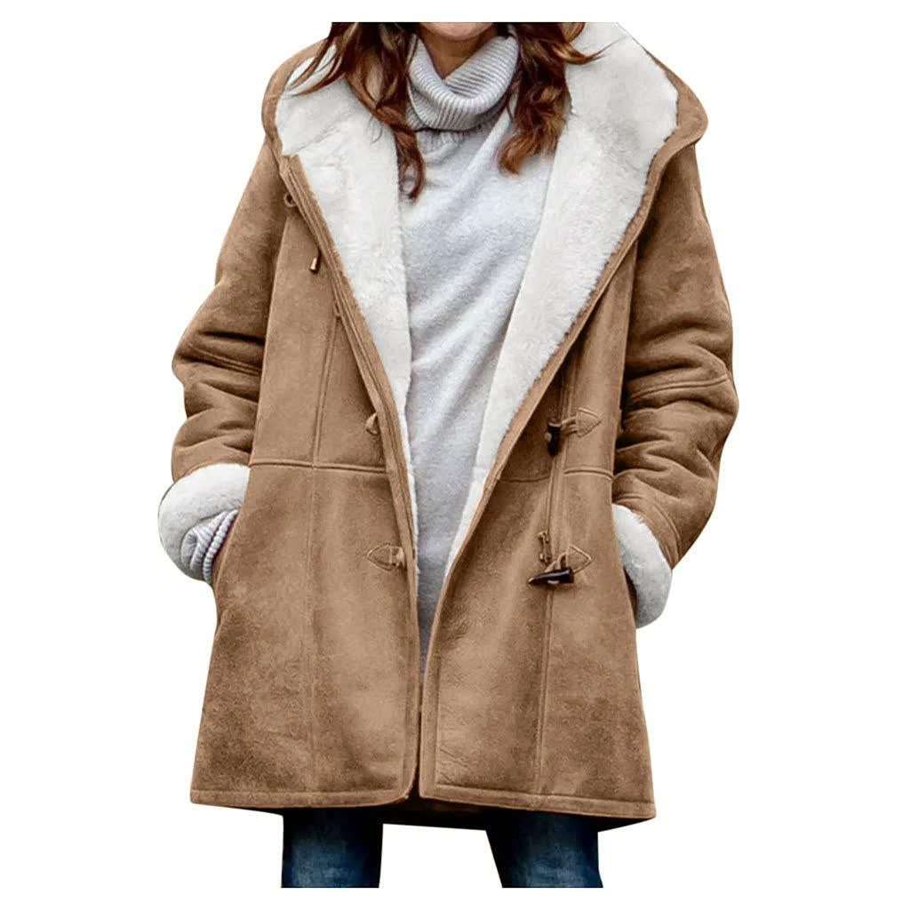 Yang Coat | Women’s Winter Shearling-Lined Warm Winter Coat