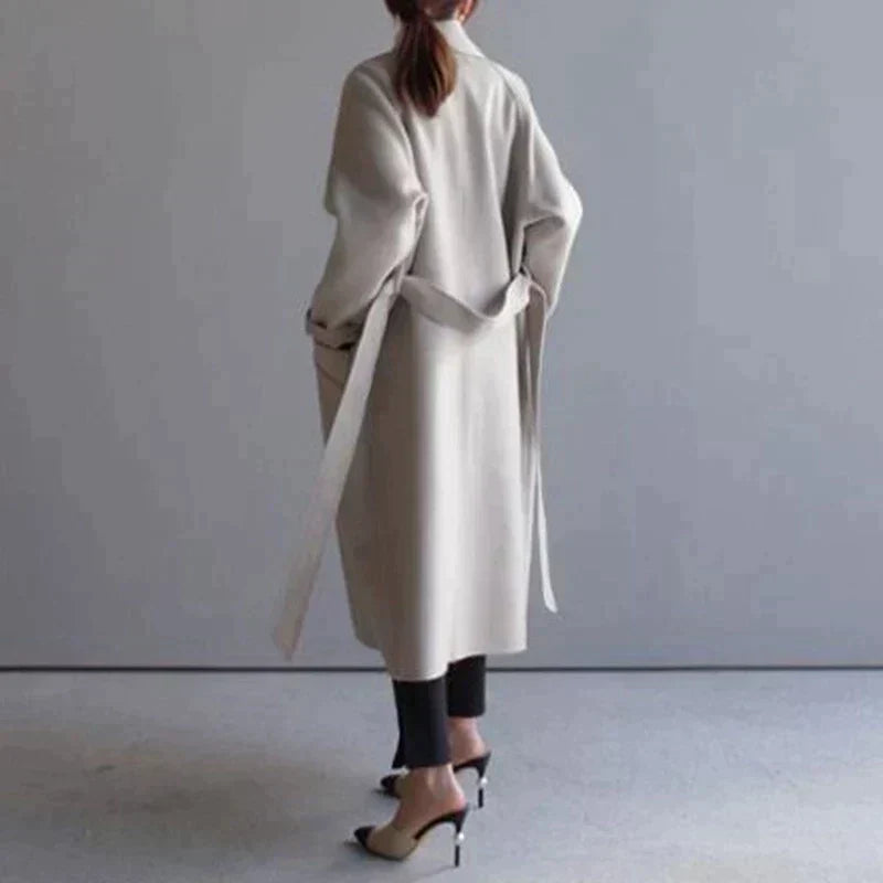 Tabby Coat | Autumn Double-Breasted Wool Overcoat