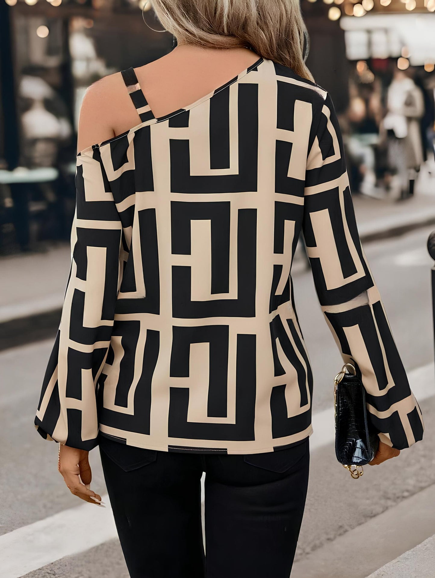 Vanya Shirt | Modern Patterned Shirt for Women